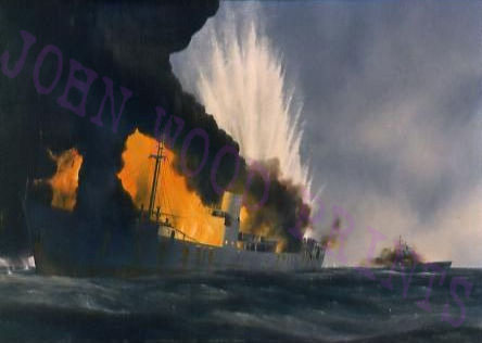 The Destruction Of The Chilean Reefer by John Wood